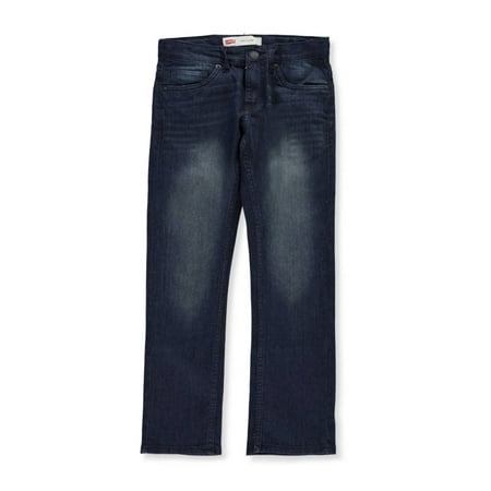 Levi Strauss Boy's 511 Modern Slim Fit Stretch 5 Pockets Denim Jean (Dark Indigo Wash, 6 Reg)