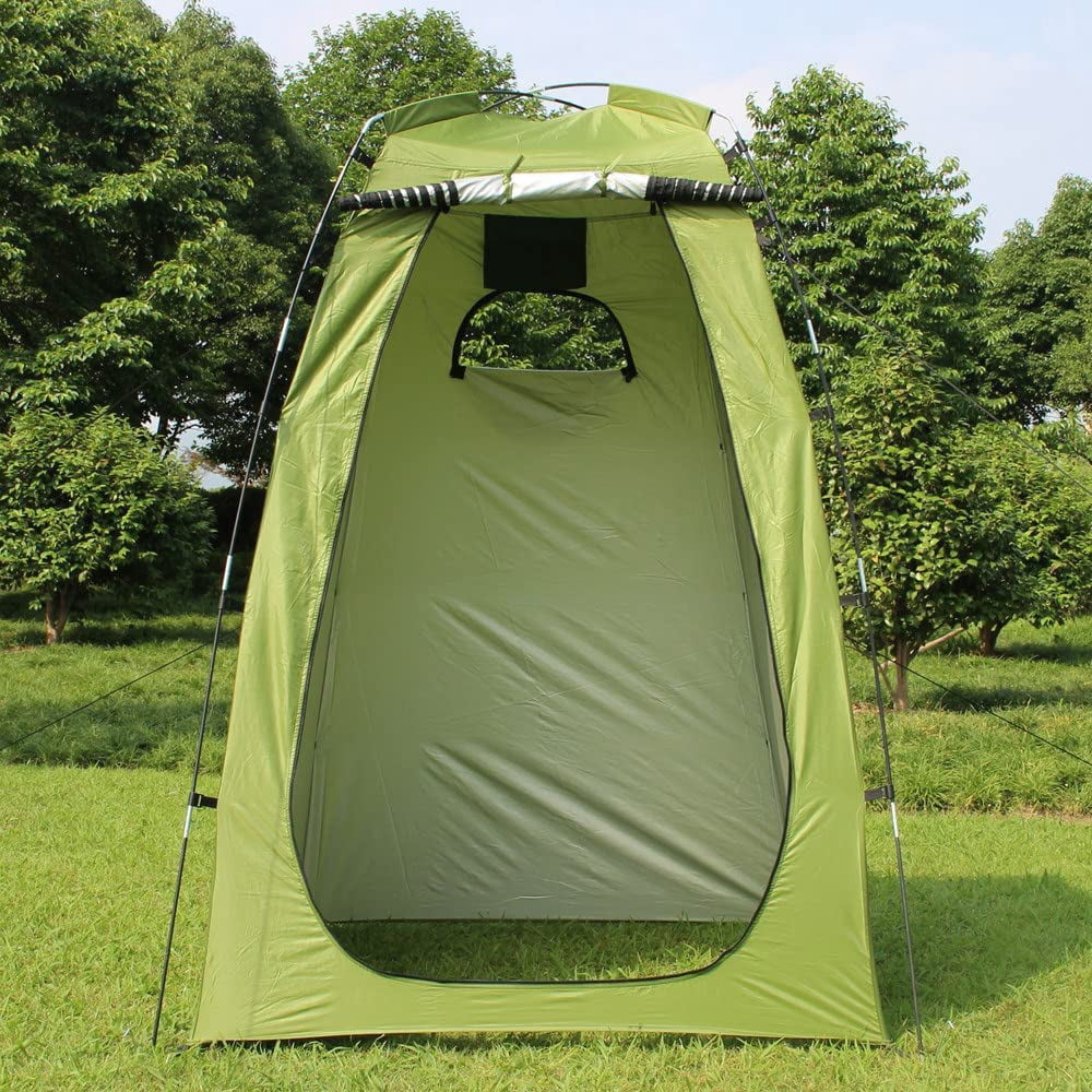Runbaixing Pop-up Privacy Tent with Storage bag