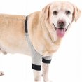 thumbnail image 3 of Protector de codo para perro, funda ajustable para pata delantera, protección para recuperación de lesiones por cirugía de mascotas, 1 par, 3 of 5