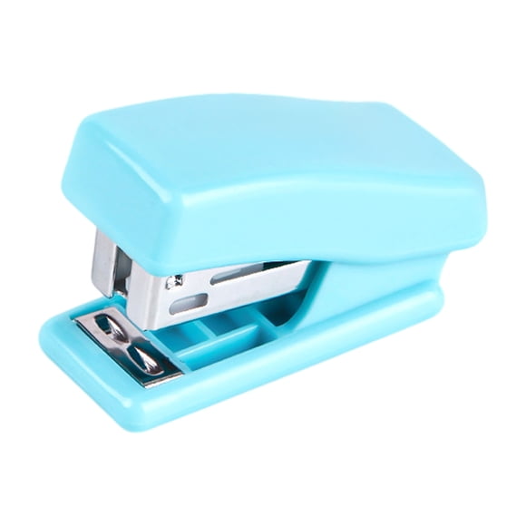 Mini Agrafeuse avec Agrafes pour Élèves du Primaire 4,8 Po x 3,86 Po x 1,18 Po Agrafeuse de Bureau en Métal pour Reliure