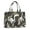 Black Marble Gold, variant on Large Capacity Tote Bag,Teal Marble Gold Line Pattern Handbag Fashion Luxury Tote Bag,15.7"x13"x 5.1" Inches,Laptop Compatible
