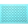 thumbnail image 1 of Ahgly Company Indoor Rectangle Trellis Light Blue Contemporary Area Rugs, 2' x 4', 1 of 4