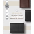 thumbnail image 6 of Trifold Wallets For Men RFID - Leather Slim Mens Wallet With ID Window Front Pocket Wallet Gifts For Men, 6 of 6