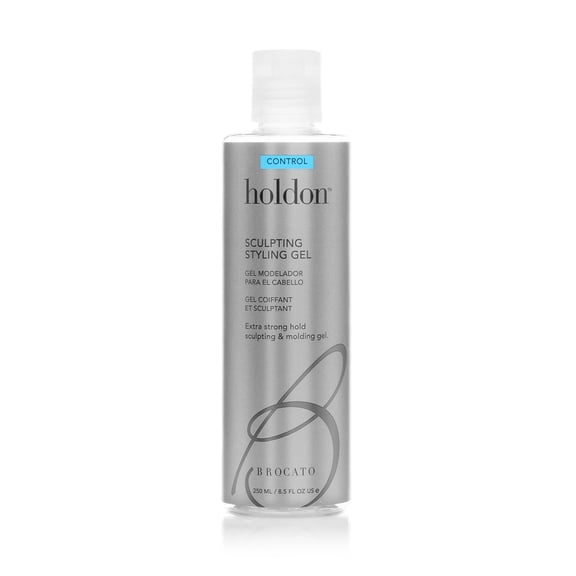 Brocato Holdon Control Sculpting Styling Gel, 8 Fl Oz | Extra Strong Hold Scalping, Shaping, & Molding Gel | For All Hair Types Men & Women