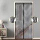 thumbnail image 1 of Puerta con mosquitera magnética, 80x210 cm, cortina de puerta magnética, mosquitera ciega sin perforación para interior/patio/puerta de entrada corredera, gris, 1 of 5
