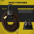 thumbnail image 7 of Kotto 100ft Flexible Garden Hose, Water Hose for Outside with 10 Spray Nozzles, Brass Connector, Leak-Proof, Red, Father's Day Gifts, 7 of 7