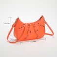 thumbnail image 2 of Bolsa de mano para mujer a la moda con remaches geniales para regalo (naranja) Tmvgtek Para Estrenar, 2 of 8