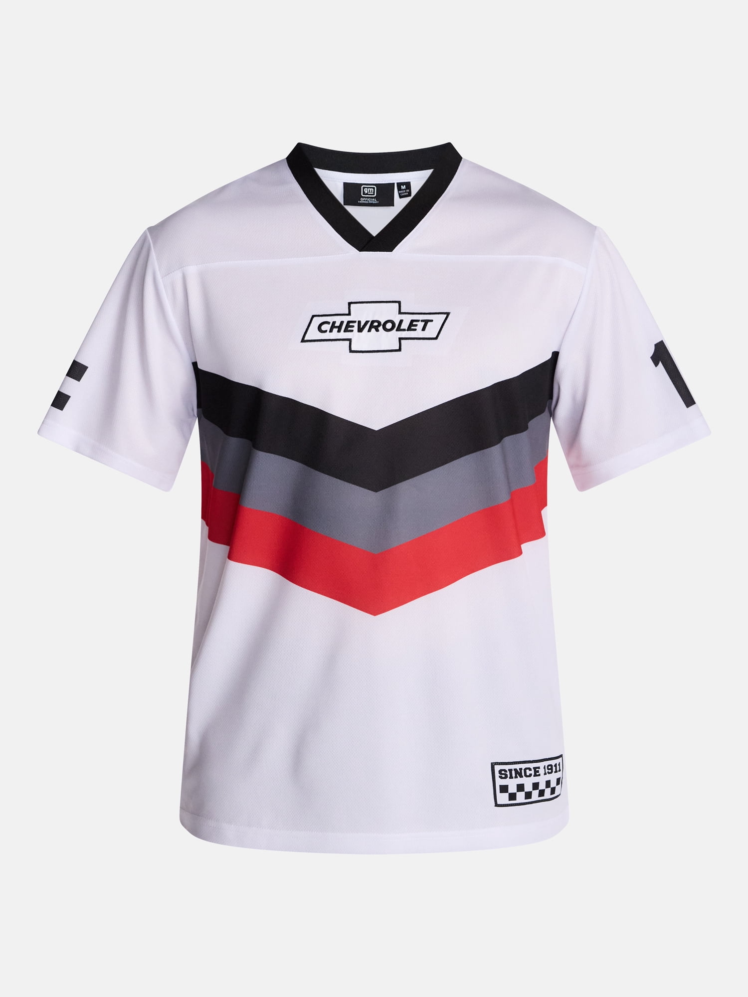 Chevrolet Men's and Big Men's Graphic Mesh Soccer Jersey, Sizes XS-5XL