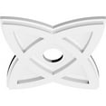 thumbnail image 2 of 14"OD x 2"ID x 5 1/4"C x 1"P Cosmo Architectural Grade PVC Contemporary Ceiling Medallion, 2 of 7