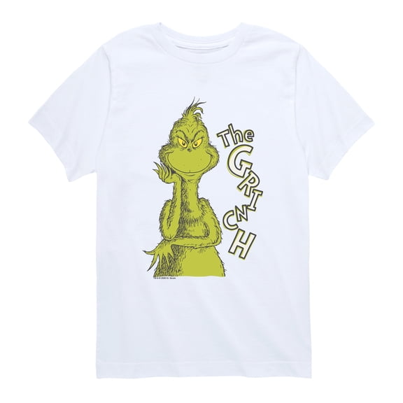 The Grinch - Big Portrait Boys' Short Sleeve Graphic T-Shirt
