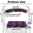 thumbnail image 6 of HELLHERO Love Theme Rollator Walker Seat Back Cover Rollator Seat Cover Stain Proof for Seniors Adult Non-Slip Fit Washable for Easy Install for Unisex, 6 of 7