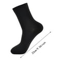thumbnail image 3 of Moisturizing Mid Crew Compression Socks for Women – Cotton Loose Top Design with Silicone Heel Care, Soothes Cracked Feet and Provides Soft Comfort for Everyday Home Use, 3 of 4