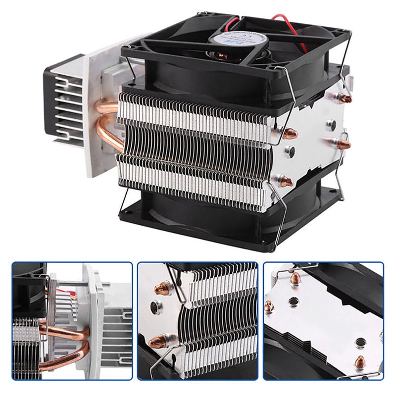 Details about   12V 72w Thermoelectric Peltier Refrigeration Cooling System Kit Cooler Fan DIY 