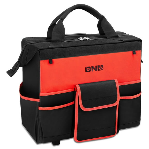 18"L x 8.8"W x 14.5"H 600 Denier Oxford Rolling Tool Bag w/ Telescoping Handle