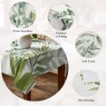 thumbnail image 5 of Green Leaves Table Cloth Waterproof Tablecloths, Summer Botanical Farmhouse Watercolor Leaf Tablecloth Dining Table Cover for Kitchen Party Tabletop Outdoor, Square Tablecloth 54x54 Inch, 5 of 9