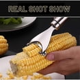 thumbnail image 2 of 2PCS Magic Corn Cutter Peeler, Corn Stripper Cob Stripper Tool,Premium Stainless Steel Corn Thresher Cob Remover tool, 2 of 4