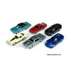 Auto World 1:64 Scale Diecast Basic Car Set, 6 Pack