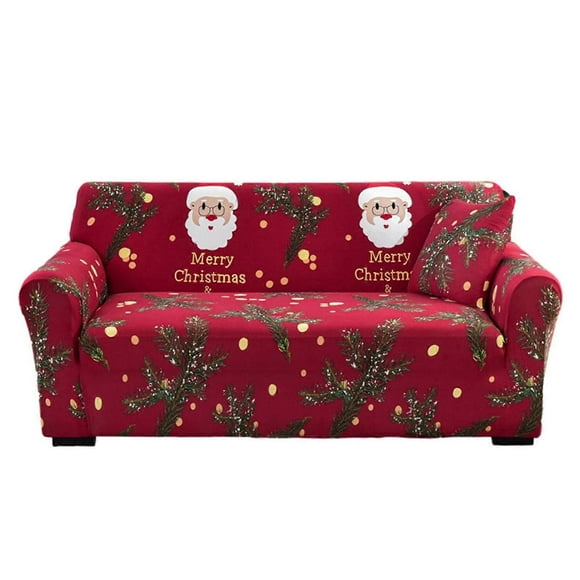 Christmas Sofa Cover Stretch Sofa Cover Soft Sofa Protective Cover Large Sofa Covers 235-300cm