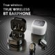 thumbnail image 2 of Matsuzay Auricular de sonido estéreo con estuche de carga Compatible con Bluetooth 5.1 Pantalla LED Auricular Auricular deportivo Baja latencia Velocidad Cables de audio/vídeo Negro, 2 of 8
