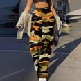 thumbnail image 2 of Burnt Orange Trousers Pants for Ladies Fall Summer Lace Cargo Work Out Gym Casual Camo Overall Jumpsuits Trousers Pants Catsuit Juniors 2026 M, 2 of 3