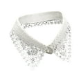 thumbnail image 4 of 6x Cuello Falso Para Mujer Cuello Falso Desmontable Para Camisa A Media Pierna Para Accesorios De Ropa Blanco, 4 of 8