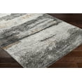 thumbnail image 3 of Mark&Day Area Rugs, 9x12 Lou Modern Charcoal/Off-White Area Rug, Grey Off-White Orange Carpet for Living Room, Bedroom or Kitchen (9'2" x 12'), 3 of 5