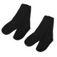 thumbnail image 5 of Calcetinas Anchos Eláshicos Suaves Transíbles para Hombres Mujeres Ancianos Negros 2 Pares, 5 of 7