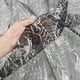 thumbnail image 3 of Tela de telaraña de 78.7 x 59 pulgadas de ancho, telaraña plateada brillante, tela de malla negra, encaje de telaraña por yarda para decoración de fiestas, 3 of 7