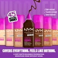 thumbnail image 6 of NYX Professional Makeup Make 'EM Wonder, 24H Soft Matte Foundation Makeup, WARM PECAN 29, 6 of 15