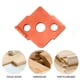 thumbnail image 1 of Herramientas de grabado de plantilla de arco para carpintería R Localizador de ángulo para mesas (naranja A) Ehuebsd Para estrenar, 1 of 6
