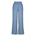 thumbnail image 5 of Women's Petite Sweatpants - High Waisted Drawstring Stretchy Tapered Joggers Fleece Workout Sweat Pant with Pockets, 5 of 7