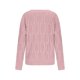 thumbnail image 5 of Suéter de cuello redondo para mujer, suéter de punto de color liso con cuello redondo y manga larga, tops para mujer, 5 of 8