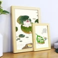 thumbnail image 3 of Wooden Photo Frame Home Living Room Hallway Picture Poster picture frame Wall Mounted Frame, 5 Inch, Wooden Color, 3 of 8