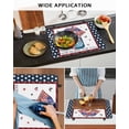 thumbnail image 6 of nqOlkjepod Large Induction Cooktop Protector Mat 36"x21", Blue Red 4th of July Stove Top Covers for Electric Stove, Independence Day Star Love Heart Stove Burner Cover Mats, Glass Top Stove Cover, 6 of 8