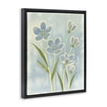 thumbnail image 2 of Stupell Industries Contemporary Blue Petals Contour Black Floating Frame Canvas Art, 17 x 21, by Kim Allen, 2 of 8