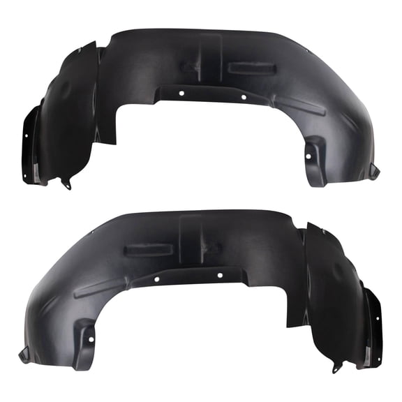 TRQ Front Inner Fender Liner Set Fits Select 2007-2012 Dodge Caliber CH1250131 CH1251131