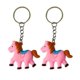 thumbnail image 1 of Llavero con diseño de caballo del zodiaco, tamaño compacto y mini, hecho a mano, para bolsos, mochilas, carteras, coches y accesorios., 1 of 8