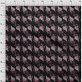 thumbnail image 3 of oneOone Silk Tabby Fabric Leaves Block Print Sewing Fabric BTY 42 Inch Wide, 3 of 4