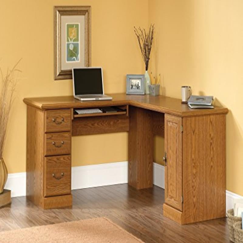 Sauder Orchard Hills Corner Computer Desk, Carolina Oak ...