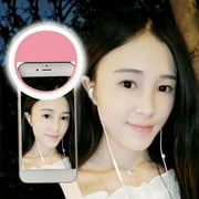 Angle View: Portable Selfie Light Ring - Fits All Phones Ring Light for Phone
