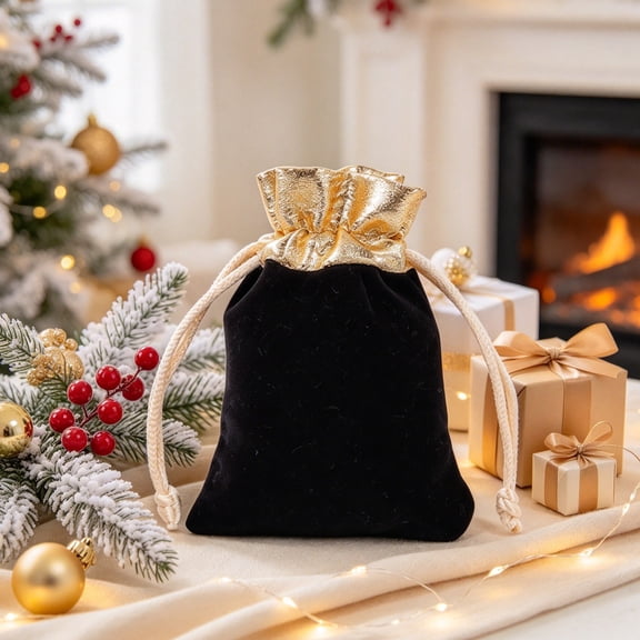 Velvet Drawstring Bags,Velvet Cloth Gift Bags Jewelry Pouches for Storage Wedding Party Favor Christmas by Elapind