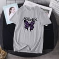thumbnail image 2 of Womens Cotton Short Sleeve Tops O Neck T Shirts Loose Fit Soft Basic Tees Trendy Casual Summer Tops, 2 of 4