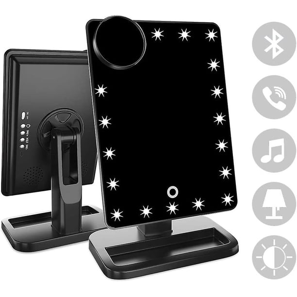 Espejo De Tocador De Aquillaje Con Luces LED, Auento 2X3X, Espejo Iluinado Con 22 Luces LED