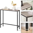 thumbnail image 3 of HOOBRO Narrow Console Table 29.5" Entryway Small Sofa Table Metal Frame Home Hallway Living Room Foyer Gray BG75XG01, 3 of 8