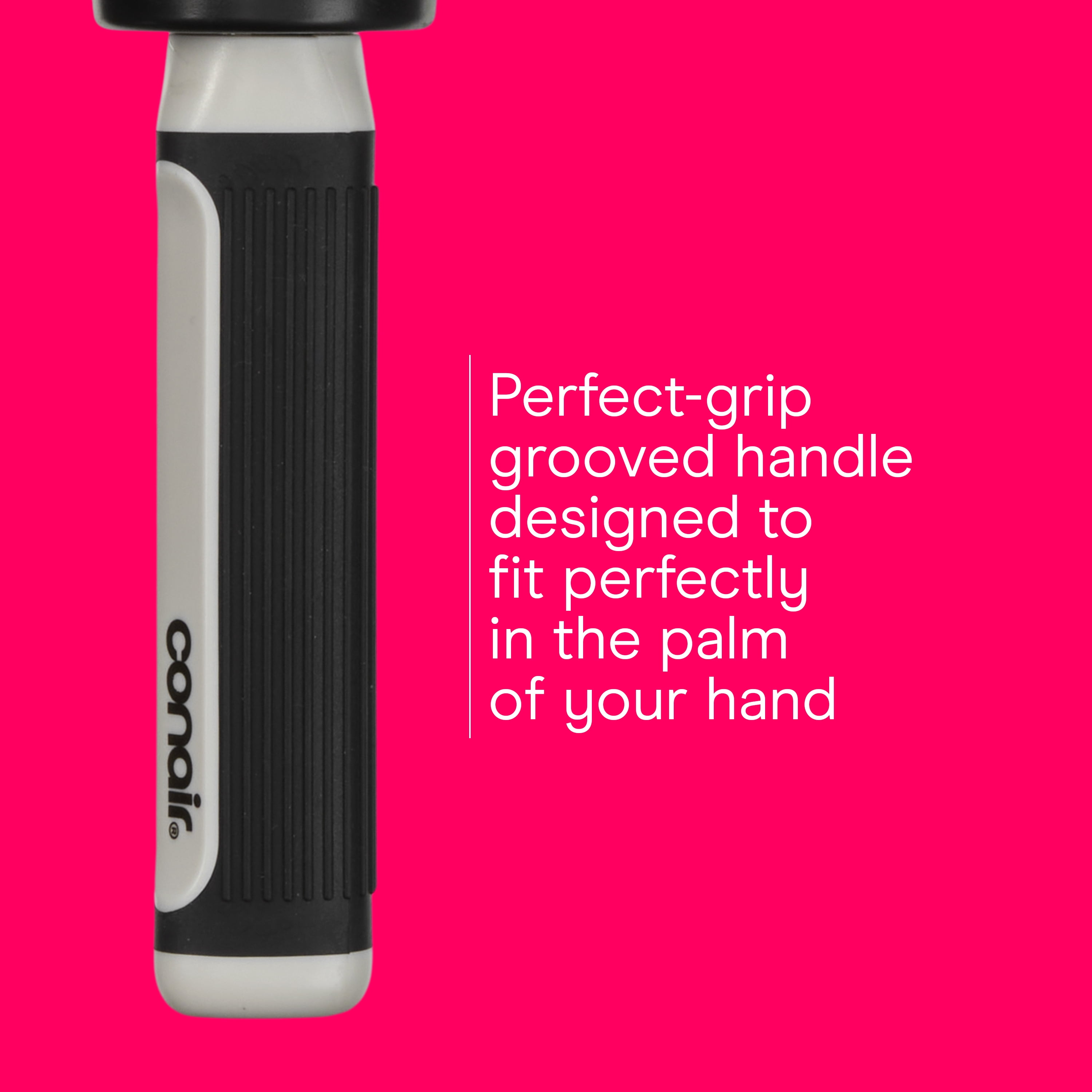 Conair Grip & Style Hot Curling Brush, Blow-Dry Styling Brush