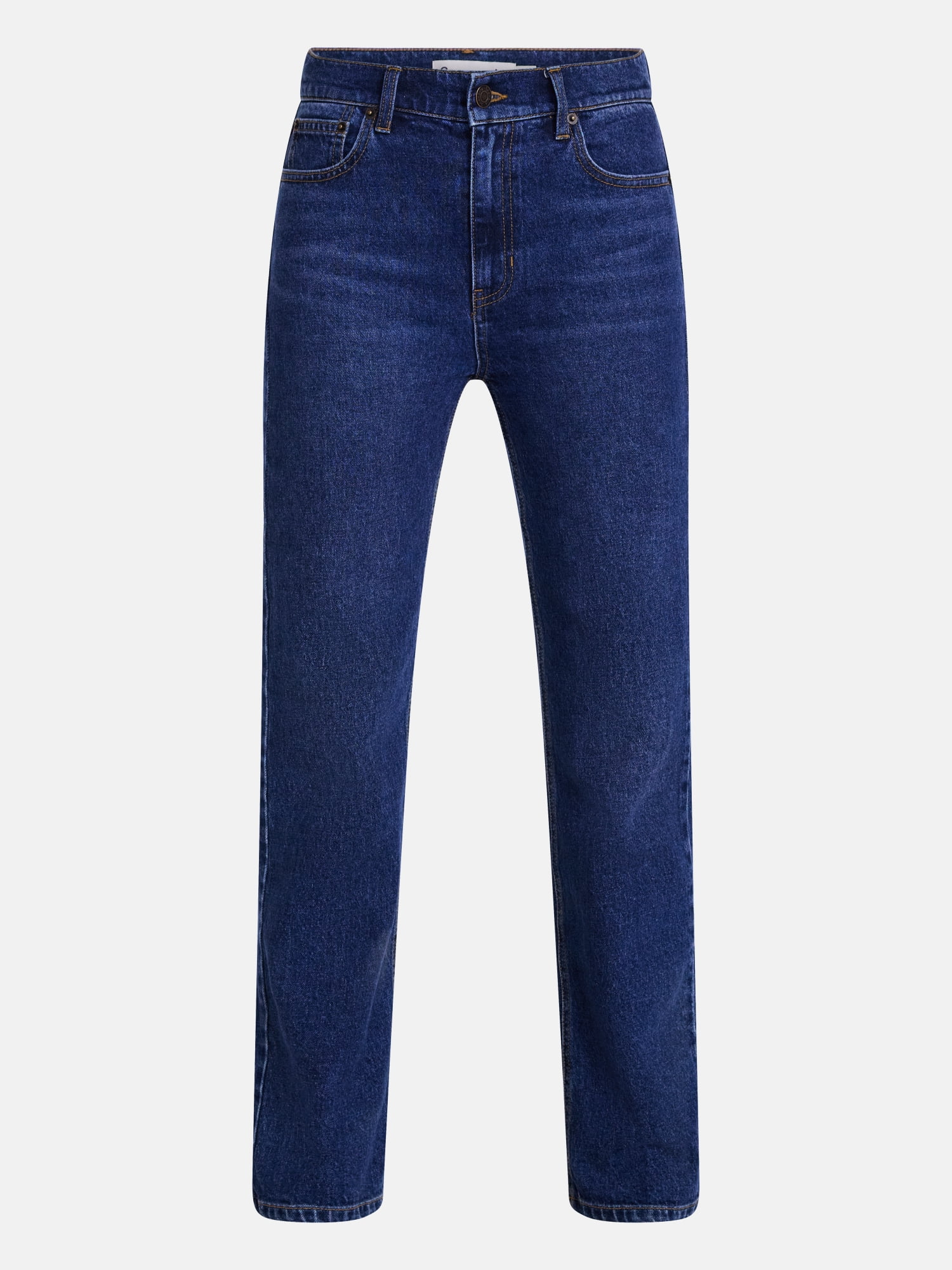 Scenario Women's High Rise Straight Leg Jeans, 30" Regular, 28" Short Inseam, Sizes 0-20, 10S-16S
