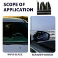 thumbnail image 4 of OULII 1Set Car Side Mirror Protective Cover and Rear Windshield Wiper Cover Silver Coated Durable Weather Resistant, 4 of 8