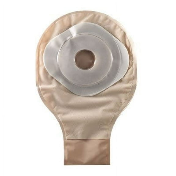 ConvaTec 022754 ActiveLife One-Piece Drainable Pouch with Pre-Cut Stomahesive Skin Barrier, Tape Collar, 10" Pouch with 1-Sided Comfort Panel, Tail Clip, Opaque, 1-3/4" Stoma Opening, Pack of 10