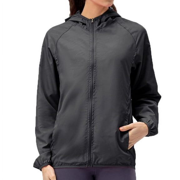 Honeeladyy Women Fashion Worn Out LooseLong Sleeve Hooded Casual Outwear Jackets