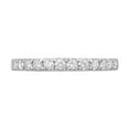 thumbnail image 4 of 1/2 Carat T.W Lab Grown Diamond Pave Platinum Plated Sterling Silver Round Wedding Band, 4 of 5